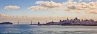 San Francisco Skyline from Sausalito - 0280  45 x 90 cm - Classic Print Matted
