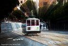 San Francisco Cable Car - 1357  33 x 48 cm - Classic Print Matted