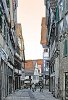 Street Scene, Herrenberg - 2388  33 x 48 cm - Classic Print Matted : Baden Wurttemberg, Germany, Herrenberg, Historic view