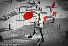 Alexander Calder Mobile, Stuttgart - 2144  33 x 48 cm - Classic Print Matted : Germany Stuttgart